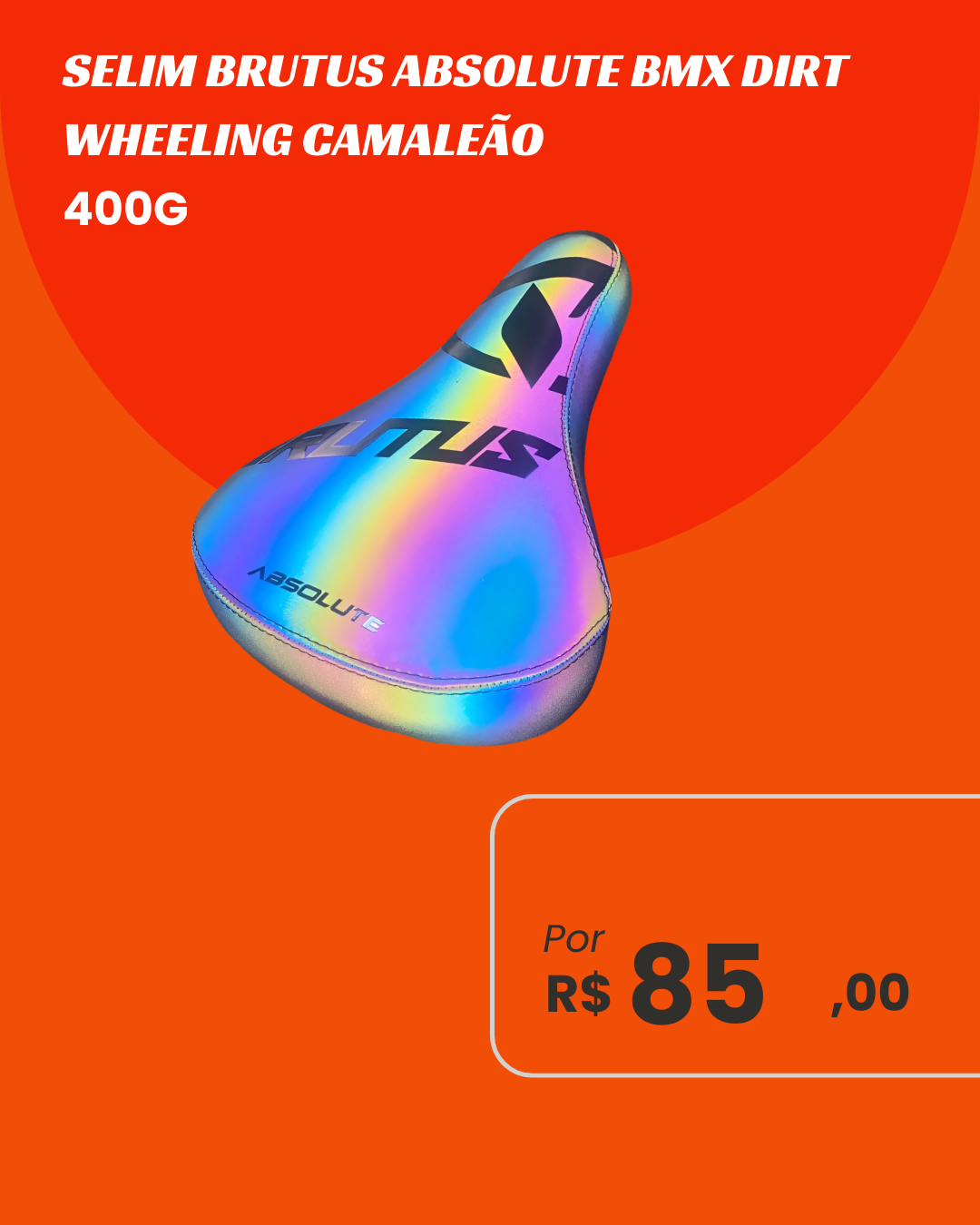 Selim Absolute Brutus Camaleão - Design Iridescente e Alta Resistência 400g