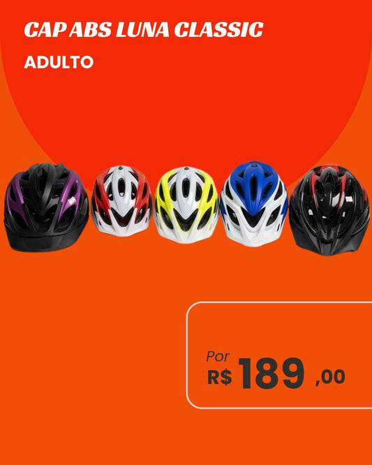 Capacete Absolute Luna Classic Adulto - Conforto e Versatilidade