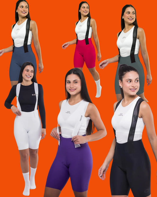 Bretelle de Ciclismo Feminino Marcio May Moove Up - cores disponíveis