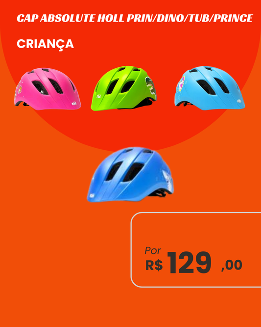Capacete Absolute Holl Infantil - Proteção e Diversão