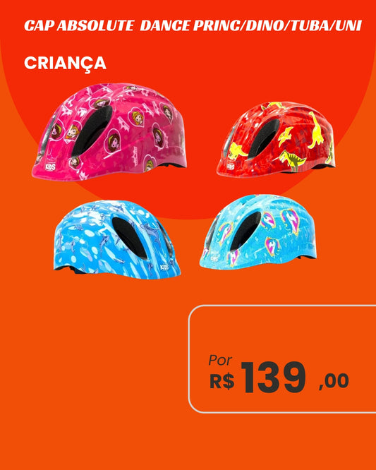 Capacete Absolute Dance Adulto - Design Moderno e Ventilação Otimizada