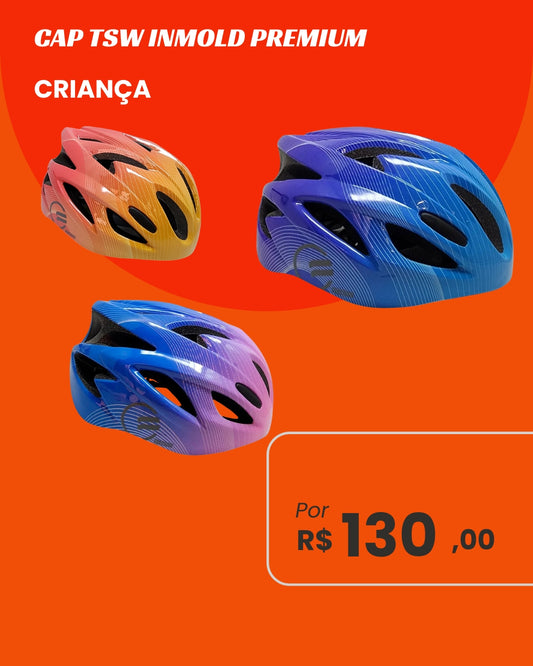 Capacete Inmold Premium Infantil - Tecnologia de Elite e Proteção Máxima