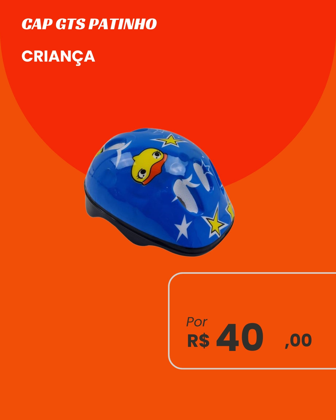 Capacete Infantil Patinho 3D - Oferta Especial Segurança Kids