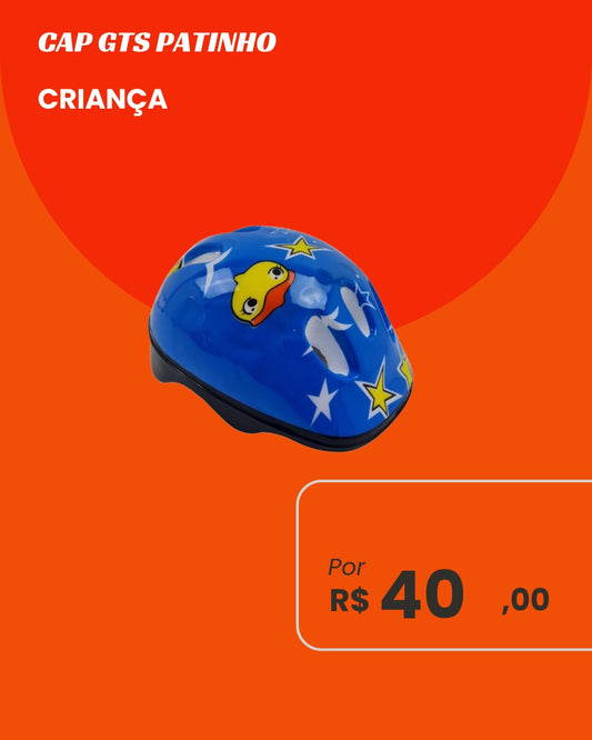 Capacete Infantil Patinho 3D - Oferta Especial Segurança Kids