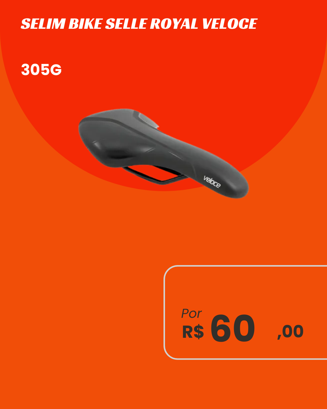 Selim Selle Royal Veloce - Tecnologia Flexite e Leveza 305g
