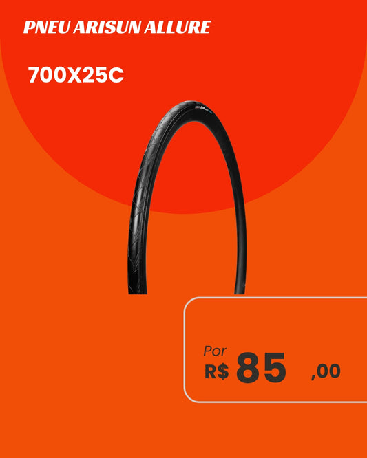 Pneu Arisun Allure 700x25C - Performance e Proteção Road