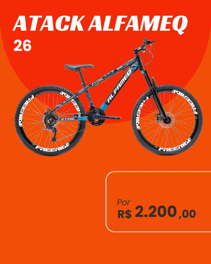 Bicicleta Atack Alfameq Aro 26 Freeride