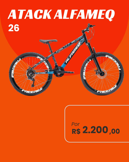 Bicicleta Atack Alfameq Aro 26 Freeride