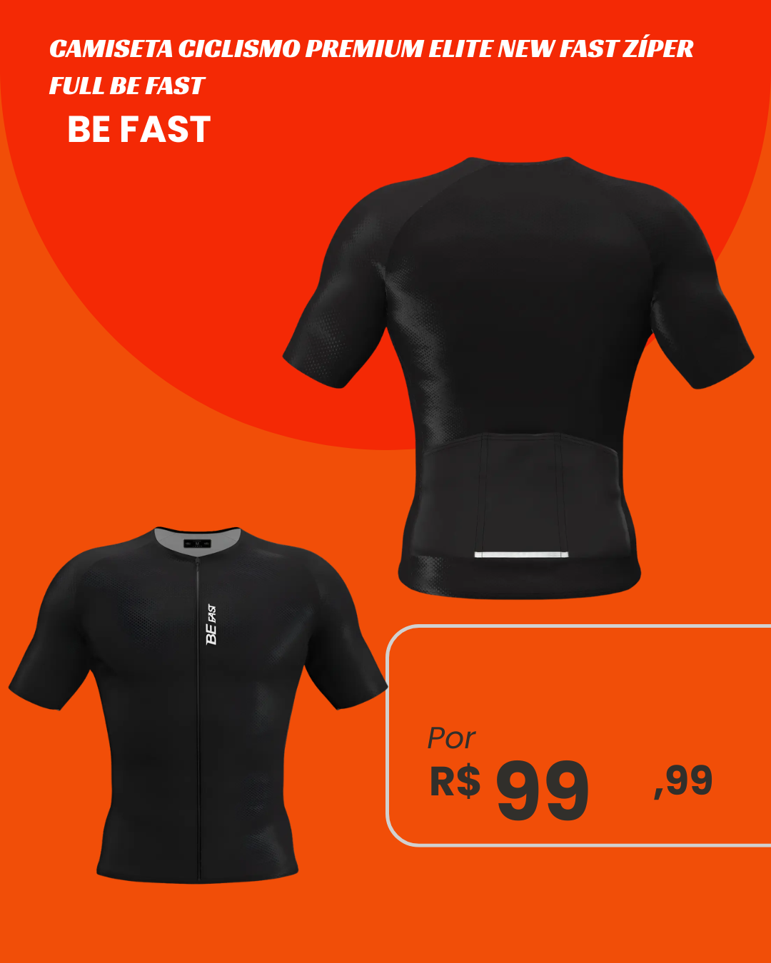 Camiseta Be Fast Premium Elite New Fast - cores disponíveis