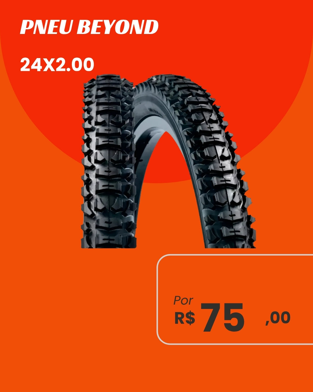 Pneu Beyond SRI61 24x2.00 - Versatilidade e Performance