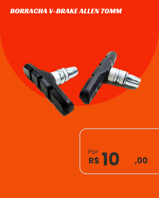 Sapata de Freio V-Brake Orbital Allen 70mm - Par