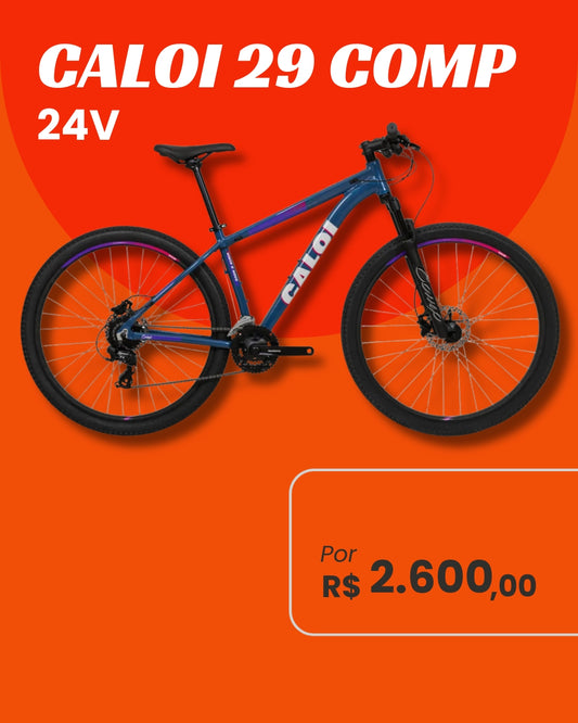 Bicicleta Caloi Explorer Comp 24V Aro 29