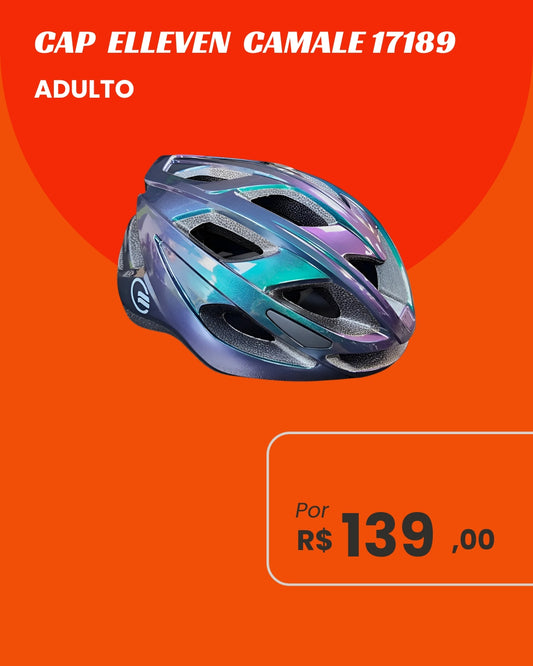 Capacete Elleven Camaleão 17189 Adulto - Estilo Furta-Cor