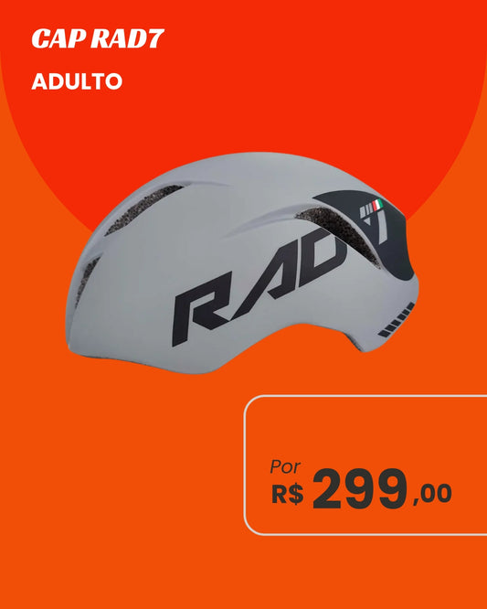 Capacete RAD7 Adulto - Aerodinâmica de Elite e Performance Pro