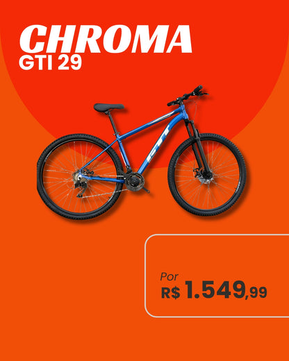 Bicicleta GTI Chroma Aro 29 Alumínio 21V