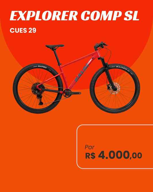 Bicicleta Caloi Explorer Comp SL CUES 29