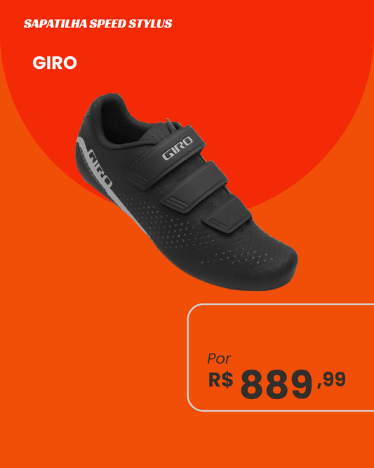 Sapatilha Ciclismo Speed Giro Stylus Preta
