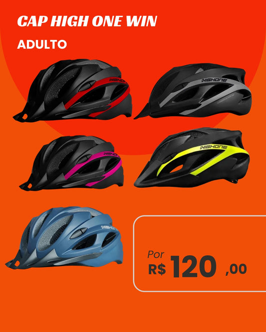 Capacete High One Win Adulto - Design Aerodinâmico e Conforto