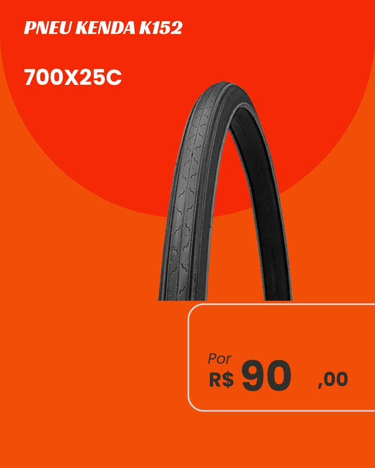 Pneu Kenda K152 700x25C - Velocidade e Performance Urbana