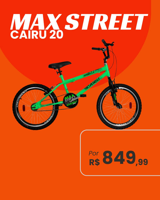 Bicicleta Max Street Cairu Aro 20 Infantil