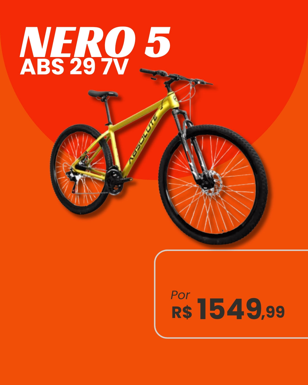 Bicicleta Absolute Nero 5 ABS 29 7V