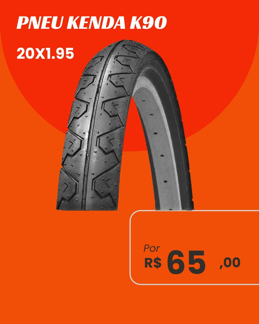 Pneu Kenda K90 20x1.95 - Versatilidade e Performance para o Dia a Dia