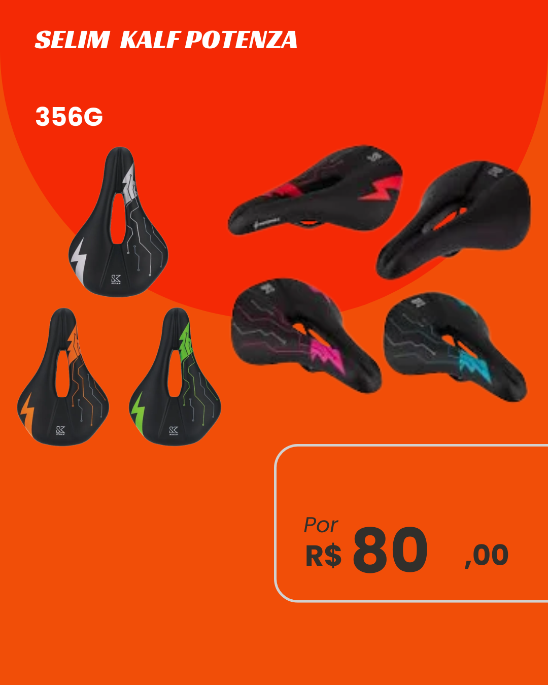 Selim Kalf Potenza Vazado - Design Anatômico e Performance 356g