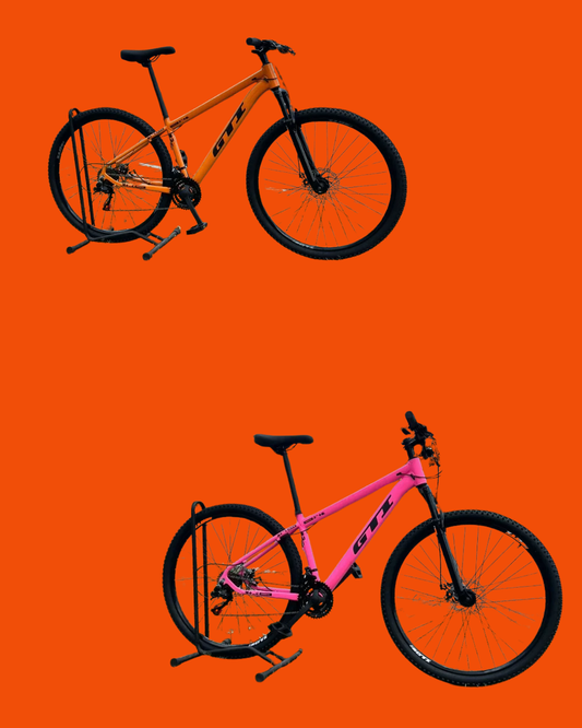 Bicicleta MTB Aro 29 GTI RSX Alumínio 24V Freio Hidráulico