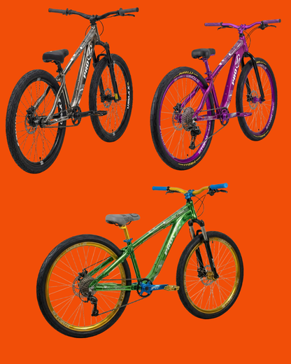 Bicicleta Rustic Pro X Aro 26 - Monte do Seu Jeito (Linha Premium Grau / Freeride)