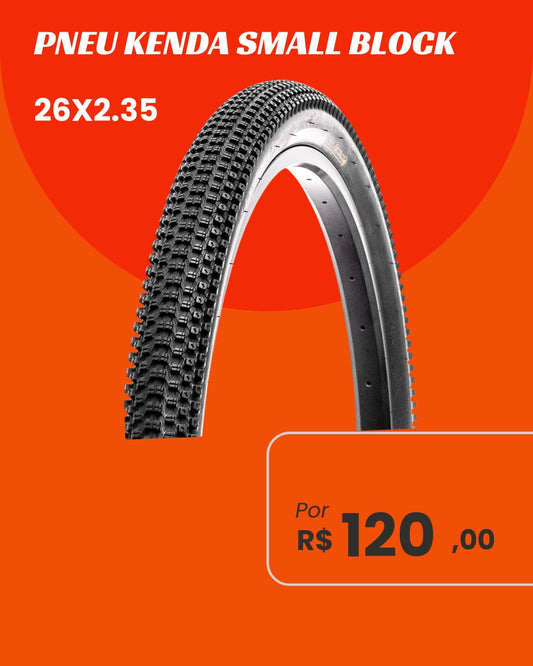 Pneu Kenda Small Block 26x2.35 - Máxima Aderência e Performance