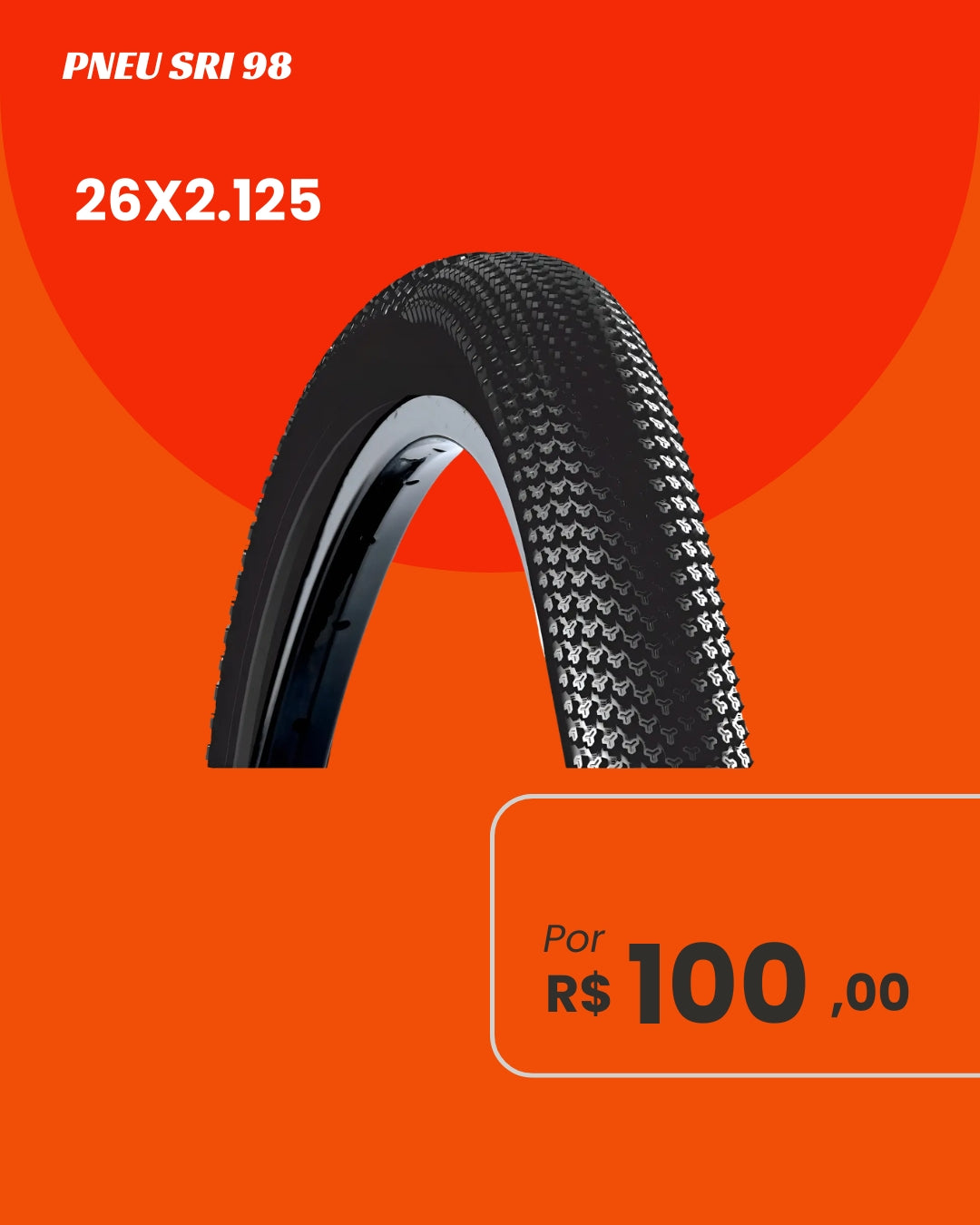 Pneu DSI SRI-98 26x2.125 - Versatilidade e Conforto Urbano