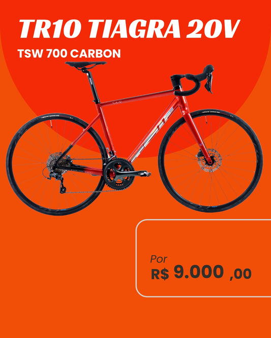 Bicicleta TSW TR10 Tiagra 20V Carbon - Performance de Estrada