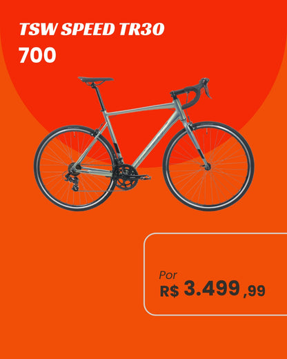 Bicicleta TSW Speed TR30 Aro 700 21V Bike de Estrada Várias Cores