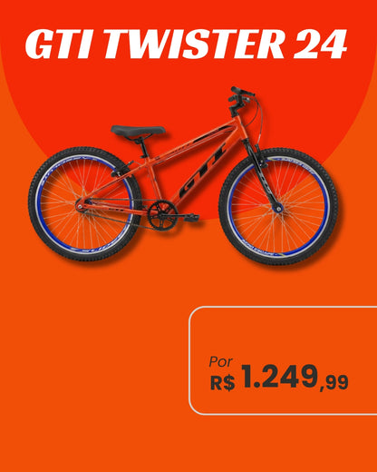 Bicicleta GTI Twister Aro 24
