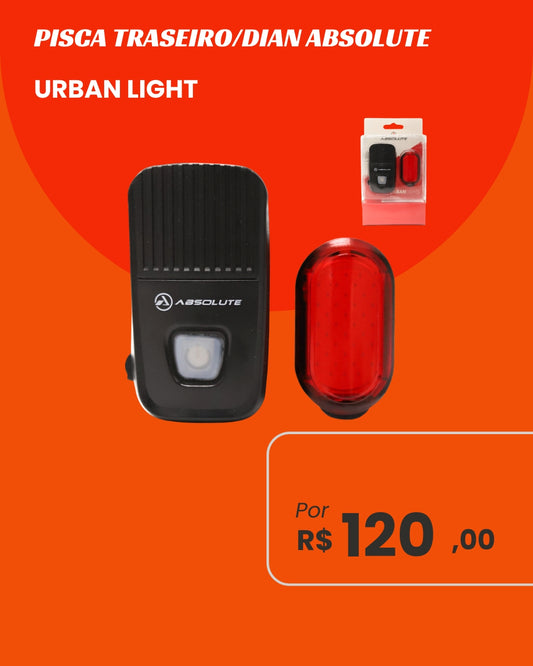Pisca Traseiro Urban Light Premium - Alta Potência e Autonomia