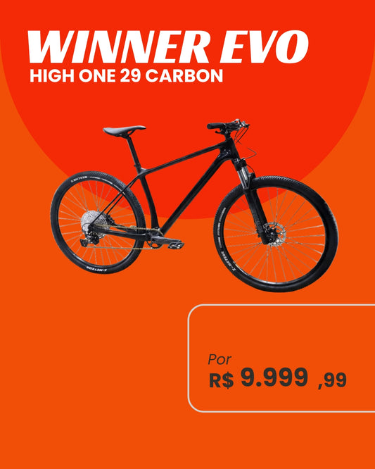 Bicicleta High One Winner Evo: Performance de Elite em Fibra de Carbono